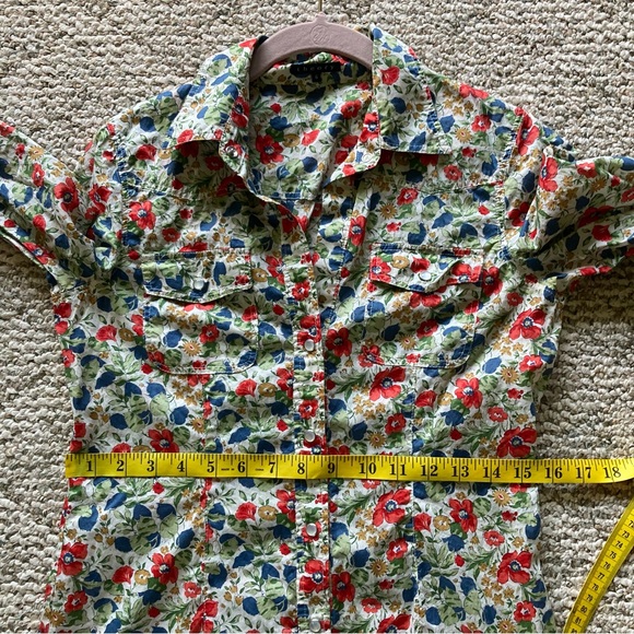 Theory Floral Long Sleeve Button-up Shirt Dress 6 - Picture 10 of 10